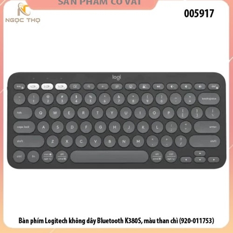 Bàn phím Logitech không dây Bluetooth K380S, màu than chì (920-011753)