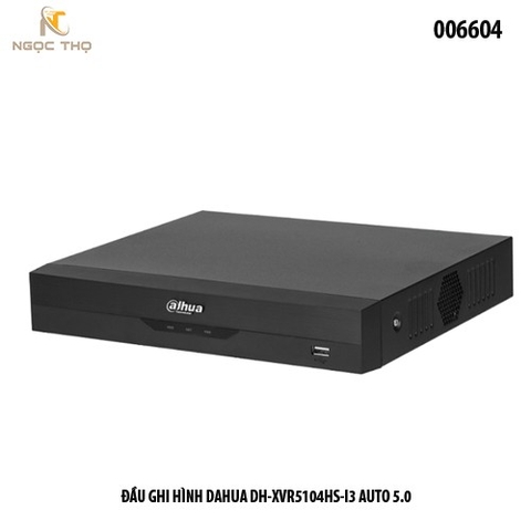Đầu ghi hình Dahua DH-XVR5104HS-I3 / 5104 HS - Auto 5.0 – 4 kênh + 2 IP – AI thông minh – H.265+ – Chính hãng – Full VAT
