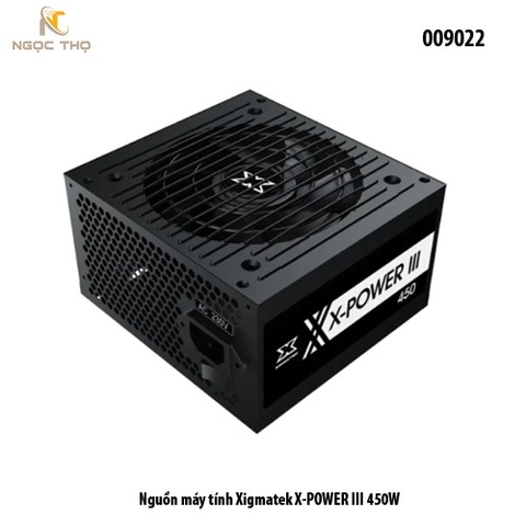 Nguồn máy tính Xigmatek X-POWER III 450W – Hàng chính hãng – Full VAT