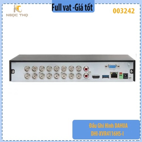 Đầu ghi hình DAHUA DHI-XVR4116HS-I – 16 kênh – Hỗ trợ AI SMD Plus – Chuẩn nén H.265+ – Smart Search – Bảo hành 24 tháng