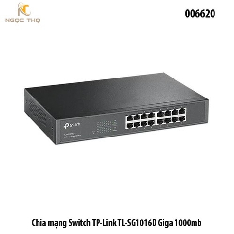 Switch TP-Link TL-SG1016D – Bộ Chia Mạng Tplink 16 Cổng Gigabit 10/100/1000Mbps – Plug & Play – Chính Hãng – Full VAT