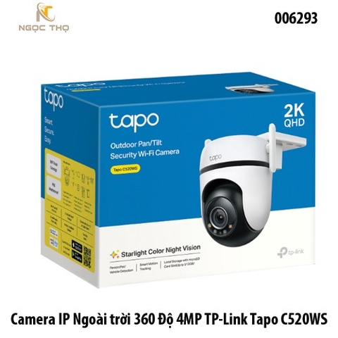 Camera IP Ngoài Trời 360° 4MP TP-Link Tapo C520WS – Chính hãng – Full VAT
