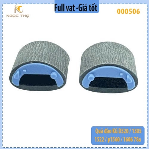 Quả đào / Bánh xe kéo giấy KG D520 / 1505 / 1522 / P1560 / 1606 – Dùng cho HP 78A (to hơn 35 nhỏ hơn 12 )– Full VAT