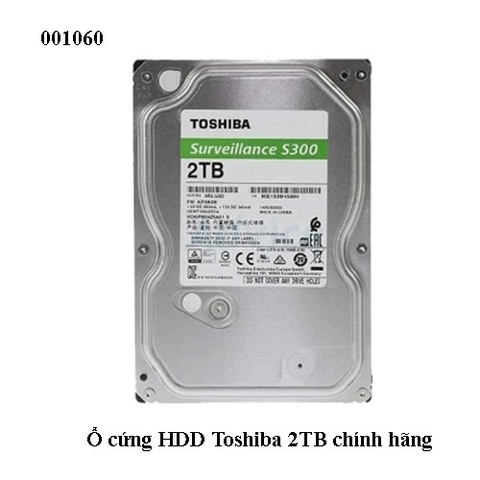 Ổ Cứng HDD Toshiba 2TB – SATA III 3.5 – 5400/7200rpm – Chính Hãng – Full VAT