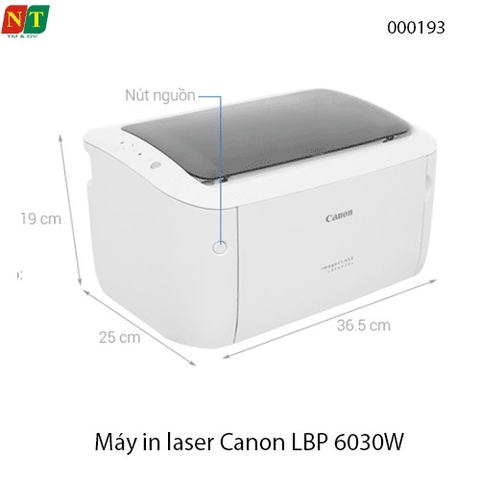 Máy in Canon LBP 6030W – Laser đen trắng, in WiFi, nhỏ gọn, chính hãng - full vat