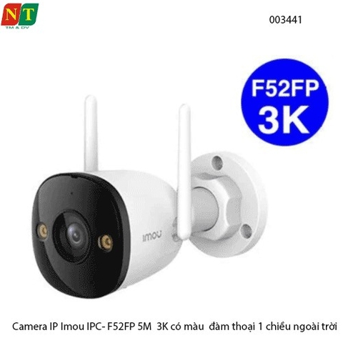 Camera WiFi Ngoài Trời IMOU IPC-F52FP – 5MP (3K), Full Color, Thu âm – Chính hãng – Full VAT