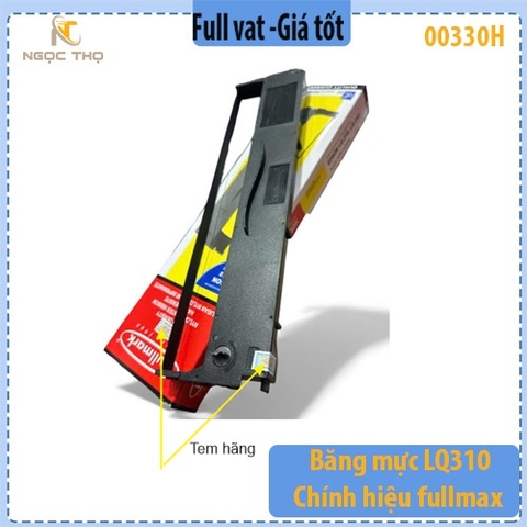 Combo 10 Ribbon/Băng mực máy in kim Fullmax – Dùng cho Epson LQ-310 / LQ310 / LX-310 – 12.7mm x 10m – Chính hiệu Fullmax