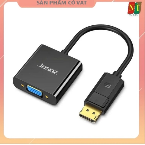 Dây chuyển đổi có chíp sét Displayport to VGA màu đen dài 25cm JASOZ T-G107