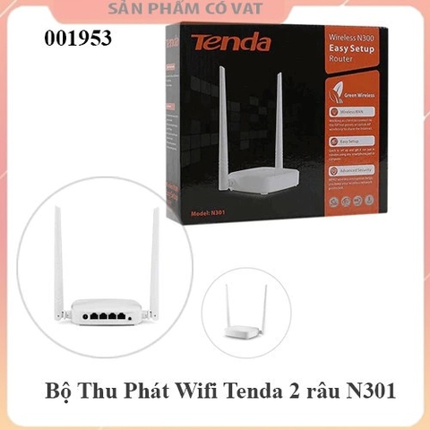 Bộ Thu Phát Wifi Tenda 2 râu N301