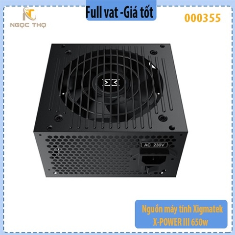 Nguồn máy tính Xigmatek X-POWER III 650w - hàng chính hãng  - full vat