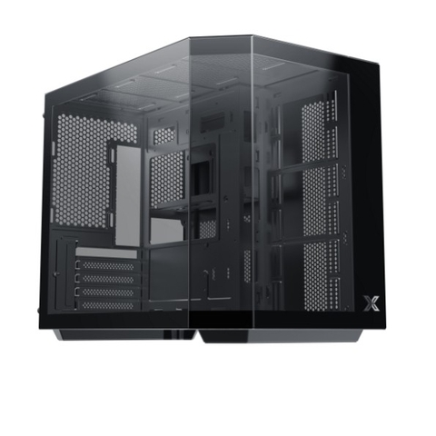Vỏ Case Xigmatek Cubi M Black EN42775 (Đen) – Case bể cá 3 mặt kính – Chính hãng, Full VAT