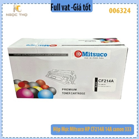 Hộp Mực In Mitsuco HP 14A (CF214A) / Canon 333 / 8780X – Dùng cho HP Enterprise 700 M712 / M725 – Chính hiệu – Full VAT