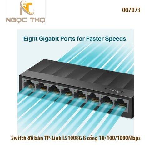 Switch để bàn TP-Link LS1008G 8 cổng 10/100/1000Mbps | Switch Gigabit LS1008G chính hãng giá rẻ