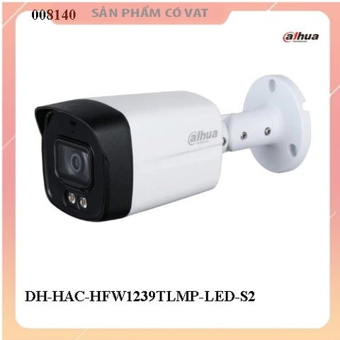Camera DAHUA HFW1239TLMP-LED 2MP – Có màu ban đêm – LED trợ sáng – Hỗ trợ 40m