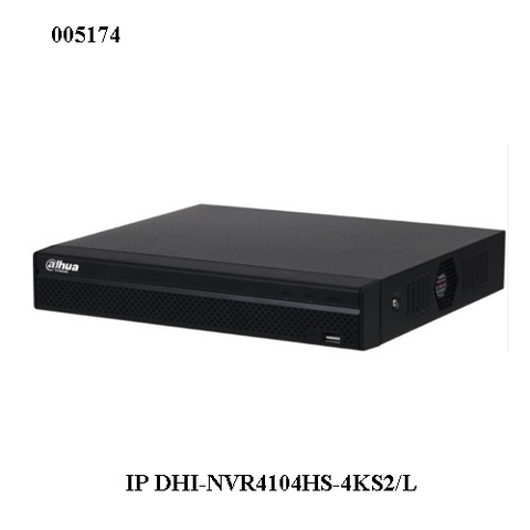 Đầu ghi hình IP DAHUA DHI-NVR4104HS-4KS2/L – 4 Kênh – Hỗ trợ 8MP ULTRA HD – Chính hãng – Full vat
