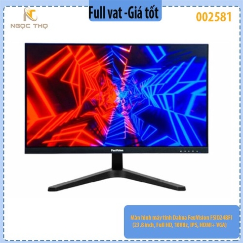 Màn hình máy tính Dahua FeuVision FSID24BFI (23.8 inch, Full HD, 100Hz, IPS, HDMI+ VGA) - chính hãng - full vat