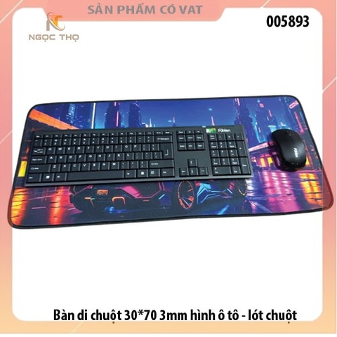 Bàn di chuột 30*70 3mm hình ô tô - lót chuột