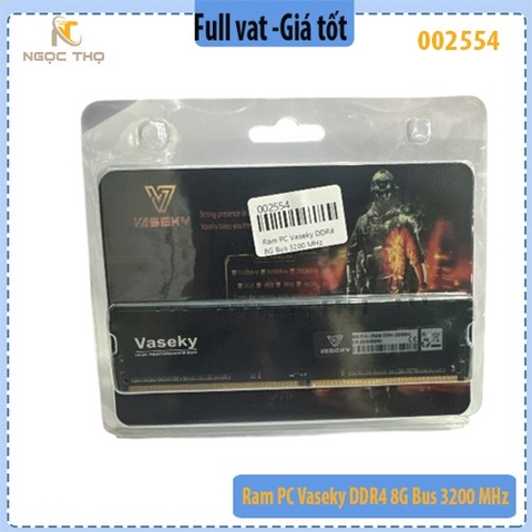 Ram PC Vaseky DDR4 8GB Bus 3200 MHz – Hàng chính hãng – Full VAT