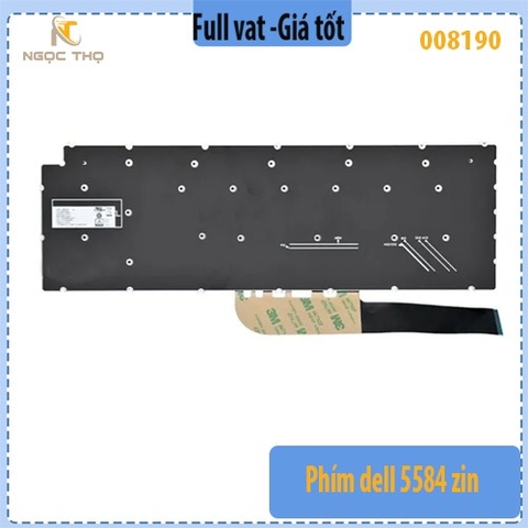 Bàn phím laptop Dell Inspiron 5584 5590 5593 5594 5598 3505 – Hàng zin – Full phím số - full vat