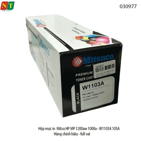Hộp mực Mitsu HP MP 1200aw / 1000a (W1103A – 103A) – Dùng cho HP Neverstop – Hàng chính hiệu – Full VAT