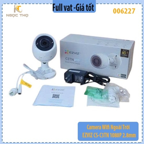 Camera Wifi Ngoài Trời EZVIZ CS-C3TN 1080P 2.8mm – Chính Hãng, Full VAT