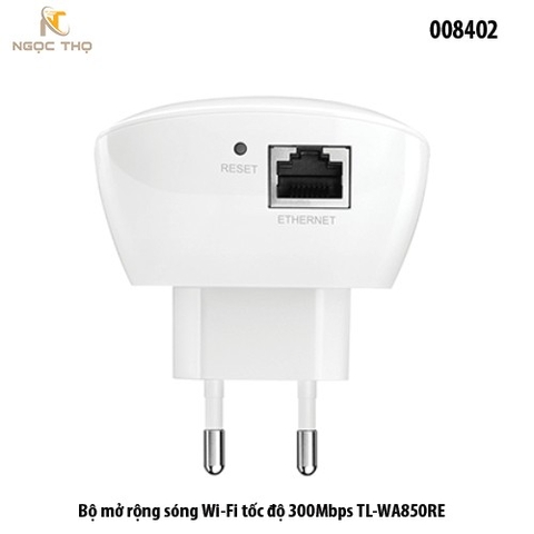 Bộ Mở Rộng Sóng Wi-Fi TP-Link TL-WA850RE – Tốc Độ 300Mbps – Cắm Tường Nhỏ Gọn – Chính Hãng – ( Kích sóng 850re )