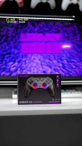 LEADJOY Saber Plus – Tay cầm gaming TMR 1000Hz với 4 nút phụ đáng mua nhất 2026