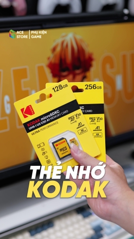 Thẻ nhớ Kodak microSD — Giải pháp lưu trữ tiết kiệm cho máy game cầm tay