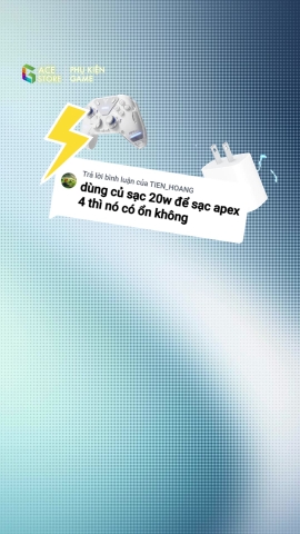 Hướng dẫn sạc Flydigi Apex 4 an toàn – Không nên dùng củ sạc 20W