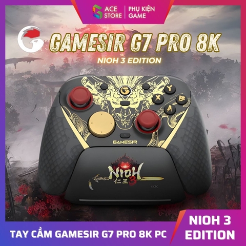Tay Cầm GameSir G7 PRO 8K PC NIOH 3 EDITION – 8000 Hz | TMR GEN 2 | GYRO 6 TRỤC | ESPORT