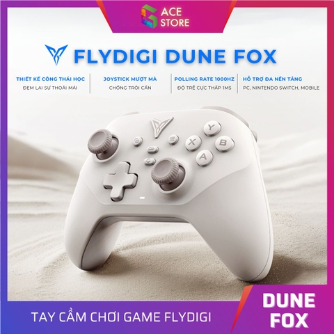 Flydigi Dune Fox | Tay cầm chơi game Wireless hỗ trợ đa nền tảng PC/Switch/Mobile