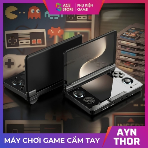AYN THOR – MÁY CHƠI GAME CẦM TAY 2 MÀN HÌNH AMOLED | SNAPDRAGON 8 GEN 2 | 8GB/128GB - 16GB/1TB