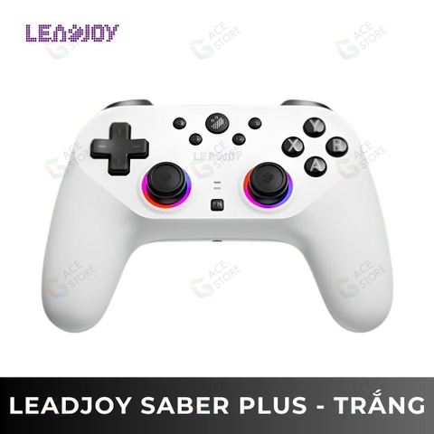 Tay Cầm Gaming LEADJOY Saber Plus – TMR 1000Hz, 4 Nút Phụ, RGB | PC / PS4 / Mobile