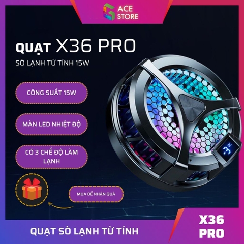 X36 Plus (15W) | Quạt tản nhiệt điện thoại nam châm