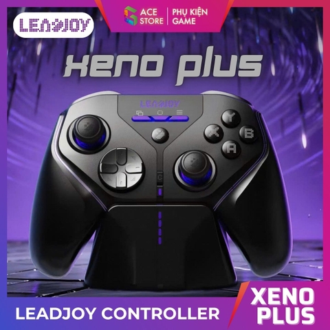 Tay Cầm Gaming LEADJOY Xeno Plus – Tay Cầm Gaming TMR 1000Hz | 3 Chế Độ Kết Nối | 4 Nút Macro | Gyro 6 Trục