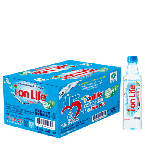 Nước ion life 450ml.