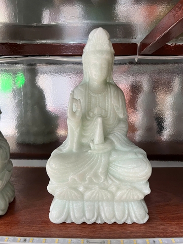 QUAN ÂM ĐÁ CT XANH NGỒI 30cm