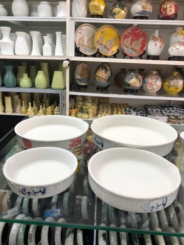 ĐĨA MÀI SỪNG TÊ GIÁC,GỐM SỨ BÁT TRÀNG,ĐĨA MÀI BẰNG GỐM,ĐĨA MÀI SỪNG