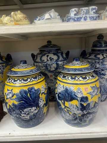 HŨ GẠO LAM VÀNG