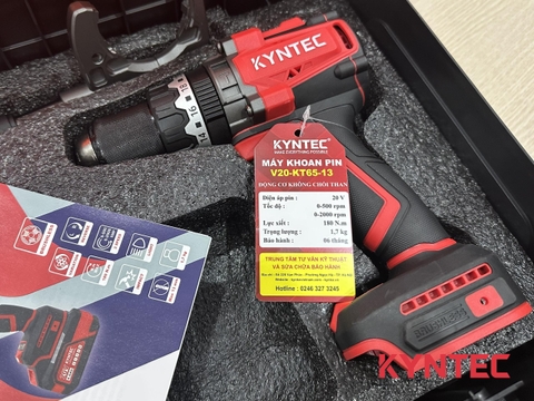 Thân Máy Khoan Pin 13mm 3 Chức Năng 180N Kyntec KT65
