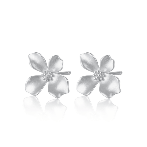 Ochna Blossom Stud Earrings | Khuyên Tai Sterling Silver 925 Phủ Bạch Kim/Vàng 18K