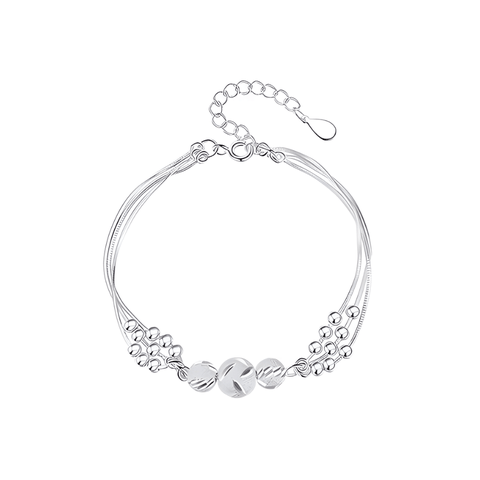 Harmony Beads Bracelet | Vòng Tay Sterling Silver 925 Phủ Bạch Kim