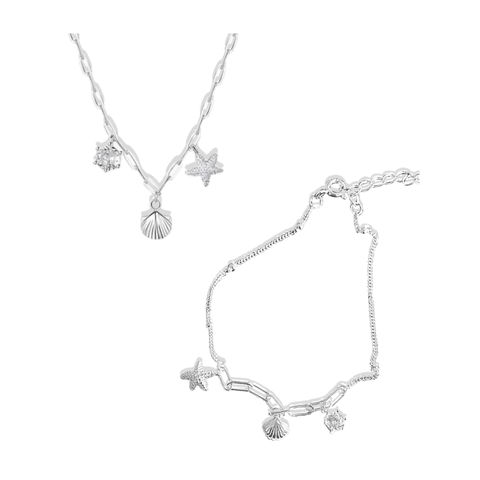 Ocean Bracelet | Vòng Tay Sterling Silver 925 Phủ Bạch Kim