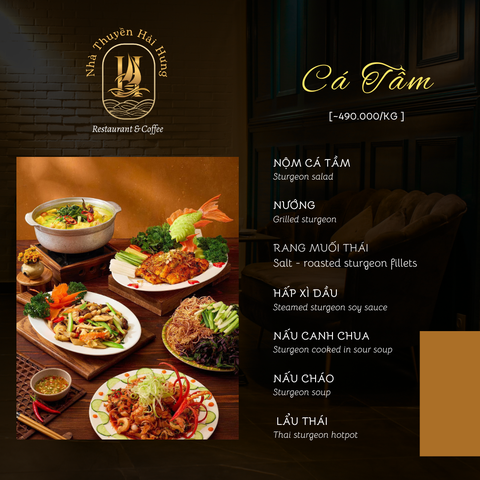 Cá Tầm (Sturgeon)