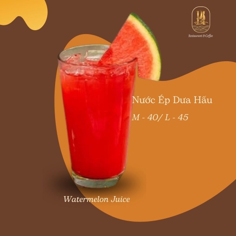 Nước Ép Dưa Hấu (Watermelon Juice)