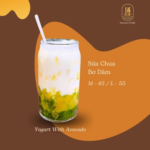 Sữa Chua Bơ Dầm (Yogurt With Avocado)