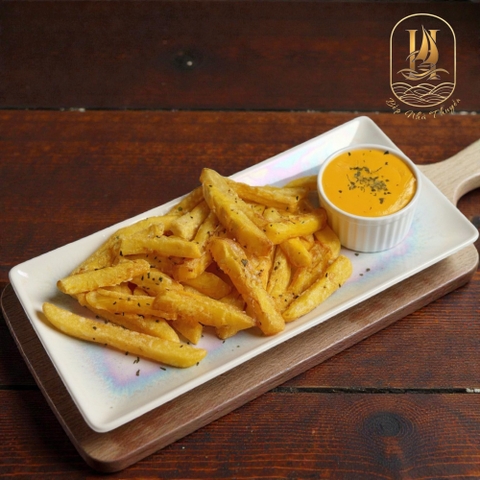 Khoai Tây Chiên Sốt Phomai (French Fries With Cheese Sauce)