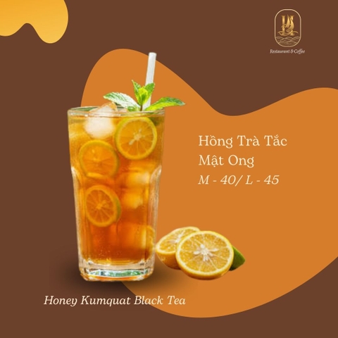 Hồng Trà Quất Mật Ong (Honey Kumquat Black Tea)
