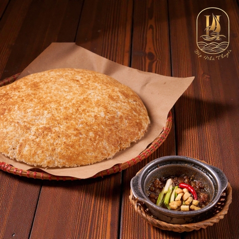 Cơm Cháy + Kho Quẹt (Crispy Rice With Caramelized Dipping Sauce)