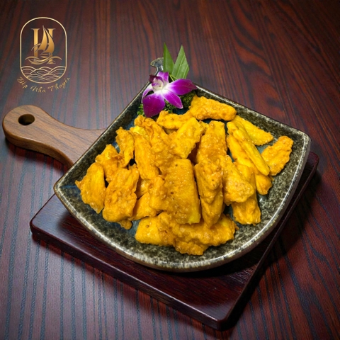 Khoai Lang Nhật Chiên Vừng (Japanese Sweet Potato Fried With Sesame)